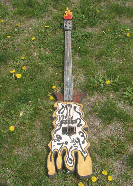 Melting Clock Bass I Made